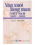 Khám phá Văn xuôi lãng mạn Việt Nam 1887-2000 (Tập IV - 1976-2000): Phần 1