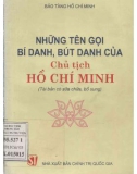 Những tên gọi, bí danh, bút danh của Chủ tịch Hồ Chí Minh: Phần 1