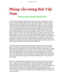 Phỏng vấn tướng lĩnh Việt Nam - Thượng tướng Nguyễn Minh Châu