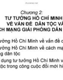 Chương 2: TƯ TƯỞNG HỒ CHÍ MINH VỀ VẤN ĐỀ DÂN TỘC VÀ CÁCH MẠNG GIẢI PHÓNG DÂN TỘC