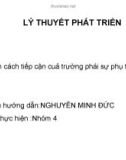 Báo cáo: Quan điểm cách tiếp cận của trường phái sự phụ thuộc