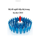 Bộ đồ nghề tiếp thị trang bị cho CEO