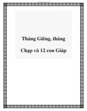 Tháng Giêng, tháng Chạp và 12 con Giáp