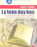 giáo trình lý luận dạy học - chương trình bồi dưỡng nghiệp vụ sư phạm bậc i: phần 1