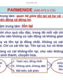 Bài giảng Lịch sử triết học (tt)