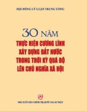 Ebook 30 năm thực hiện Cương lĩnh xây dựng đất nước trong thời kỳ quá độ lên chủ nghĩa xã hội: Phần 1