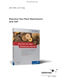 Maximize Your Plant Maintenance with SAP