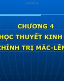 Bài giảng học thuyết kinh tế - chương 4