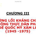 Bài giảng Đường lối cách mạng của Đảng Cộng sản Việt Nam: Chương 3 - Nguyễn Đình Quốc Cường