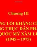 Bài giảng Đường lối cách mạng của Đảng Cộng sản Việt Nam: Chương 3 - ThS. Trương Thùy Minh