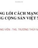 Bài giảng Đường lối cách mạng của Đảng Cộng sản Việt Nam: Chương 1 - ThS. Trương Thùy Minh