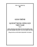 Giáo trình Lịch sử Đảng Cộng sản Việt Nam (Tập 2): Phần 1