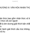 Bài giảng Bài 4: Nhận thức về vũ trụ - Triết lý âm dương