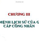 Bài giảng Chủ nghĩa xã hội khoa học: Chương 3