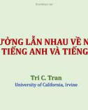 Bài giảng Ảnh hưởng lẫn nhau về ngữ âm giữa tiếng Việt và tiếng Anh - Tri C.Tran