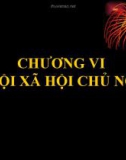 Bài giảng Chủ nghĩa xã hội khoa học: Chương 6