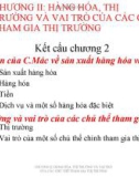 Bài giảng môn Kinh tế chính trị Mác-Lênin - Chương 2: Hàng hóa, thị trường và vai trò của các chủ thể tham gia thị trường