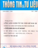 Tạp chí Thông tin & Tư liệu Số 1 - 2003