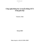 Công nghệ thông tin và truyền thông (ICT) trong giáo dục - Victoria L. Tinio