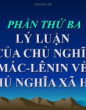 Bài giảng Những nguyên lý cơ bản của Chủ nghĩa Mác-Lênin: Chương 7 - ThS. Nguyễn Thị Huệ