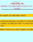 Bài giảng Những nguyên lý cơ bản của chủ nghĩa Mác-Lênin - Chương 9: Chủ nghĩa xã hội hiện thực và triển vọng