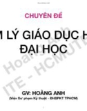 Bài giảng chuyên đề Tâm lý giáo dục học đại học