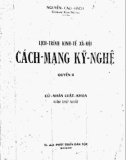 Cách mạng kỹ nghệ trong lịch trình kinh tế xã hội (Quyển II): Phần 1