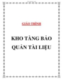 Giáo trình Kho tàng bảo quản tài liệu