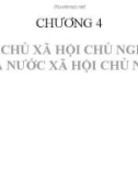 Bài giảng Chủ nghĩa xã hội khoa học: Chương 4 - Trường ĐH Xây dựng