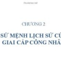 Bài giảng Chủ nghĩa xã hội khoa học: Chương 2 - Trường ĐH Xây dựng