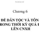 Bài giảng Chủ nghĩa xã hội khoa học: Chương 6 - Trường ĐH Xây dựng