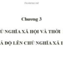 Bài giảng Chủ nghĩa xã hội khoa học: Chương 3 - Trường ĐH Xây dựng