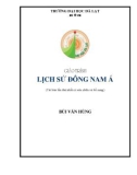 Giáo trình Lịch sử Đông Nam Á (Tái bản lần thứ nhất có sửa chữa và bổ sung): Phần 1