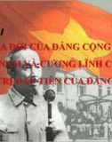 Bài giảng Đường lối cách mạng: Chương 1 - ĐH Kinh tế Quốc dân