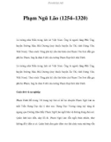 Phạm Ngũ Lão (1254–1320)