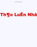 Thảo luận Mac-Lenin Quy luận & lượng chất