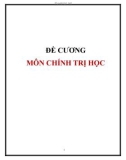 Đề cương môn khoa học chính trị