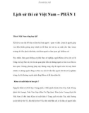 Lịch sử thi cử Việt Nam – PHẦN 1