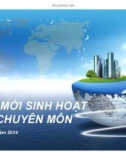 Báo cáo Đổi mới sinh hoạt tổ chuyên môn