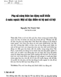 Phụ nữ nông thôn lao động xuất khẩu ở nước ngoài: Một số đặc điểm và hệ quả xã hội