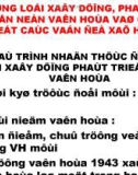 BÀI THUYẾT TRÌNH ĐƯỜNG LỐI XÂY DỰNG, PHÁT TRIỂN NỀN VĂN HÓA VÀ GIẢI QUYẾT CÁC VẤN ĐỀ XÃ HỘI