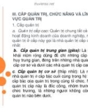 Chức năng của cấp quản trị