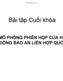 Mô phỏng phiên họp của Hội đồng bảo an Liên Hợp Quốc