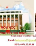 Bài giảng Tư tưởng Hồ Chí Minh - Chương 4: Tư tưởng Hồ Chí Minh về đại đoàn kết dân tộc, kết hợp sức mạnh dân tộc với sức mạnh thời đại