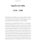 Nguyễn Gia Thiều (1741 - 1798)