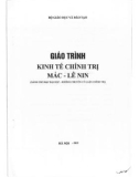 Giáo trình Kinh tế chính trị Mác-Lênin: Phần 1 (Dùng cho bậc đại học, không chuyên lý luận chính trị)