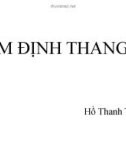 Bài giảng Kiểm định thang đo - Hồ Thanh Trí