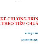 Bài giảng Thiết kế chương trình học online theo tiêu chuẩn đảm bảo chất lượng