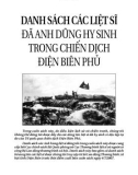 Lịch sử Việt Nam - Huyền thoại Điện Biên: Phần 2