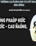 PHƯƠNG PHÁP HỌC ĐẠI HỌC - CAO ĐẲNG,